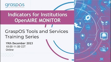 Indicators for Institutions - OpenAIRE MONITOR