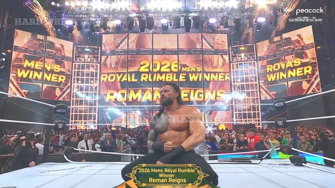 Roman Reigns Wins shocking Moment  Royal Rumble 2026 In In