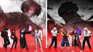 Nether 0.21 Team vs Code Crashed Killer Team | KOF MUGEN