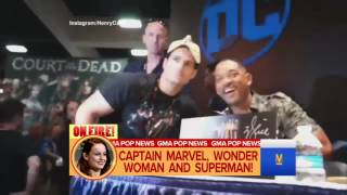 Henry Cavill Pranks Will Smith at Comic Con 2016