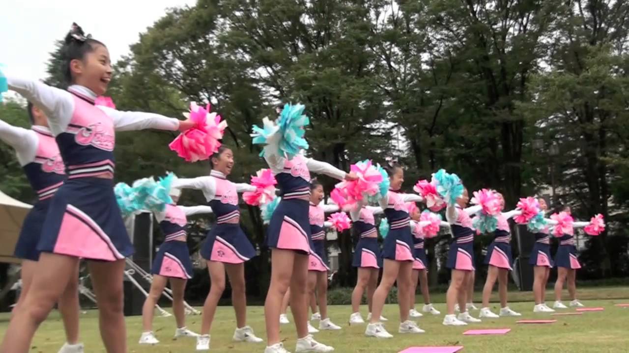 チアリーディングチーム「パピーズ」in 未来市民文化祭2012 - YouTube