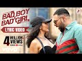 Bad boy x bad girl  badshah ft nikhita gandhi mrunal thakur official lyric