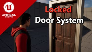 UE5 Horror Game | Advanced locked door system