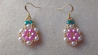 BOHEMIA CRYSTAL FLOWER EARRINGS