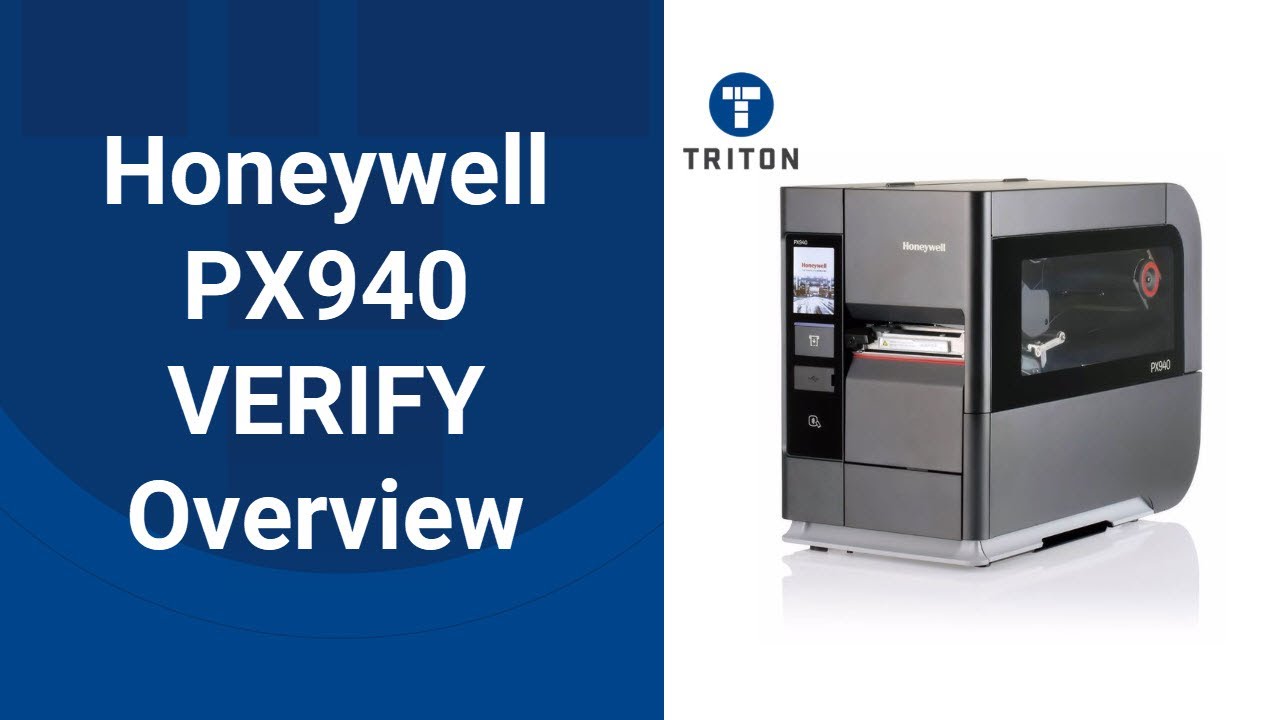 Honeywell PX940 Series Printer Verifier Overview YouTube