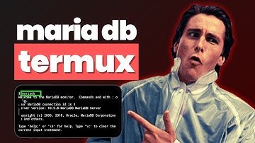 Install MariaDB/MySQL on Termux (2025) Step-by-Step Tutorial | Updated Guide #mariadb #mysql #termux