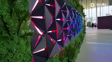 Kinetic Motion Reactive Wall | Creative Brand Activation | Interactive launch