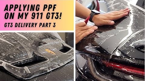Porsche 911 GT3 Putting On Paint Protection Film! See How It