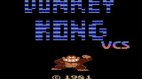 MiSTer FPGA Atari 2600 core: Donkey Kong VCS (Homebrew)
