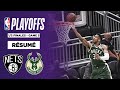 Rsum nba vf  les bucks arrachent le game 3 aux nets et reprennent de la confiance