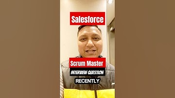 [Salesforce] scrum master interview question1️⃣ I scrum master interview questions and answers