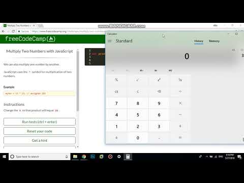 Multiply Two Numbers with JavaScript free code camp   Dani
