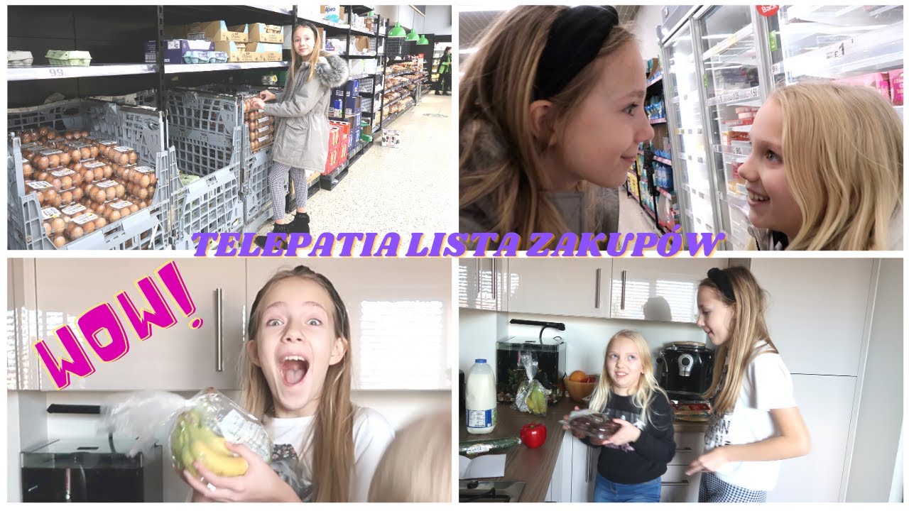 MUSIAŁY ZROBIĆ same ZAKUPY CZYTAJĄC MI W MYŚLACH 😏 WYZWANIE DLA SIÓSTR