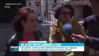 TVE en calle Santa Lucía