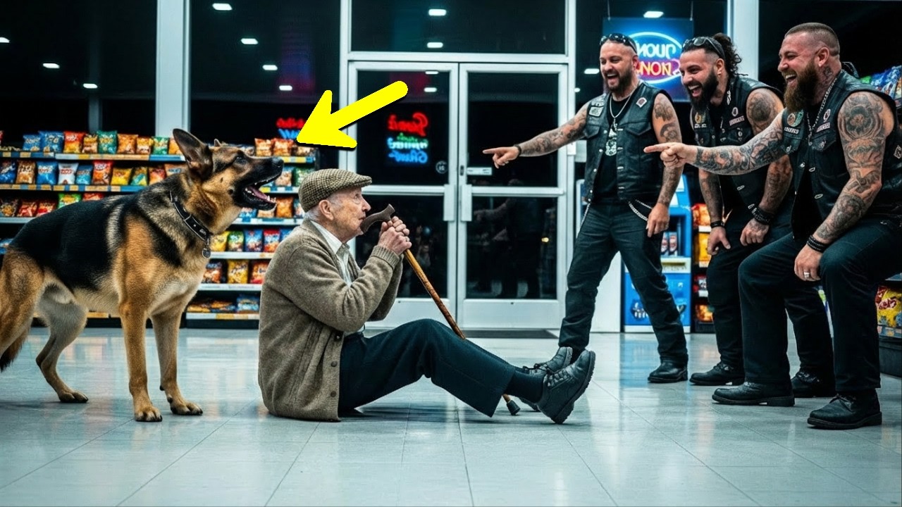 90 éves veteránt vad motorosok zaklatják, amíg kutyája nem tesz egy megdöbbentő lépést