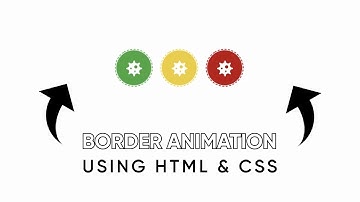 Border Animation using HTML and CSS