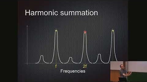 Computational model of pitch detection
