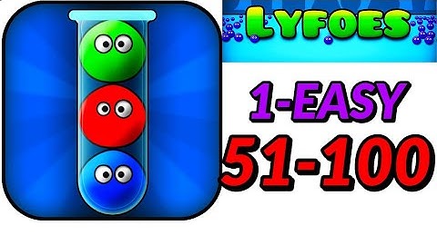 LYFOES 1 EASY LEVEL 51 100 answers gameplay walkthrough android ios brain game