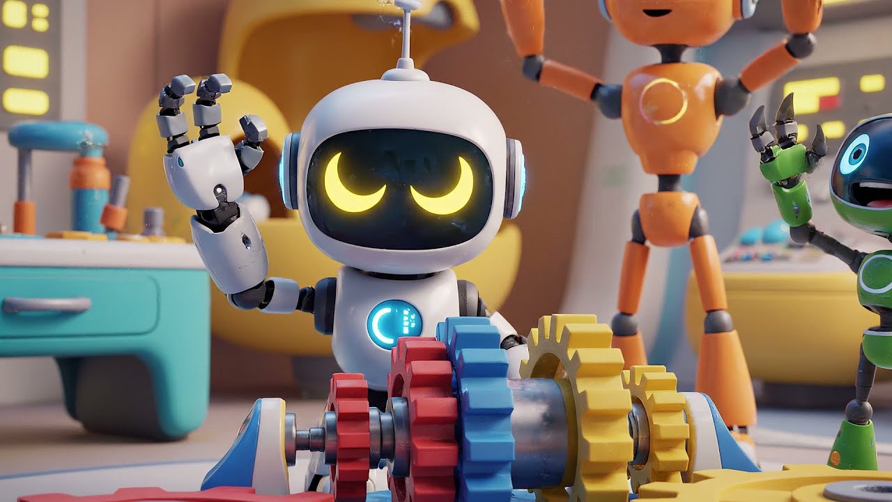 Brawl Stars Little Robot Dropped All the Tools | Kids Songs & Nursery Rhymes