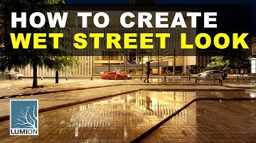 How to create wet street look | Lumion 11 Tutorial | Arch Viz Life