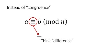 Simple "trick" for modular arithmetic