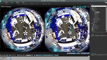 IDIS Super Fisheye Camera Sample Footage