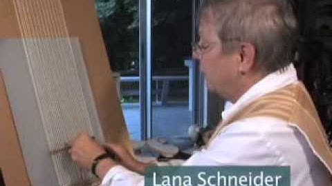 TALKING THREADS   Hemstitching as "Knitting on the Loom" with Lana Schneider