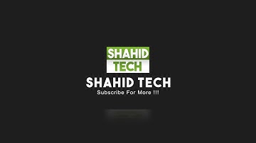 Subscribe for Technical videos ||  Official  Intro for Shahid Tech