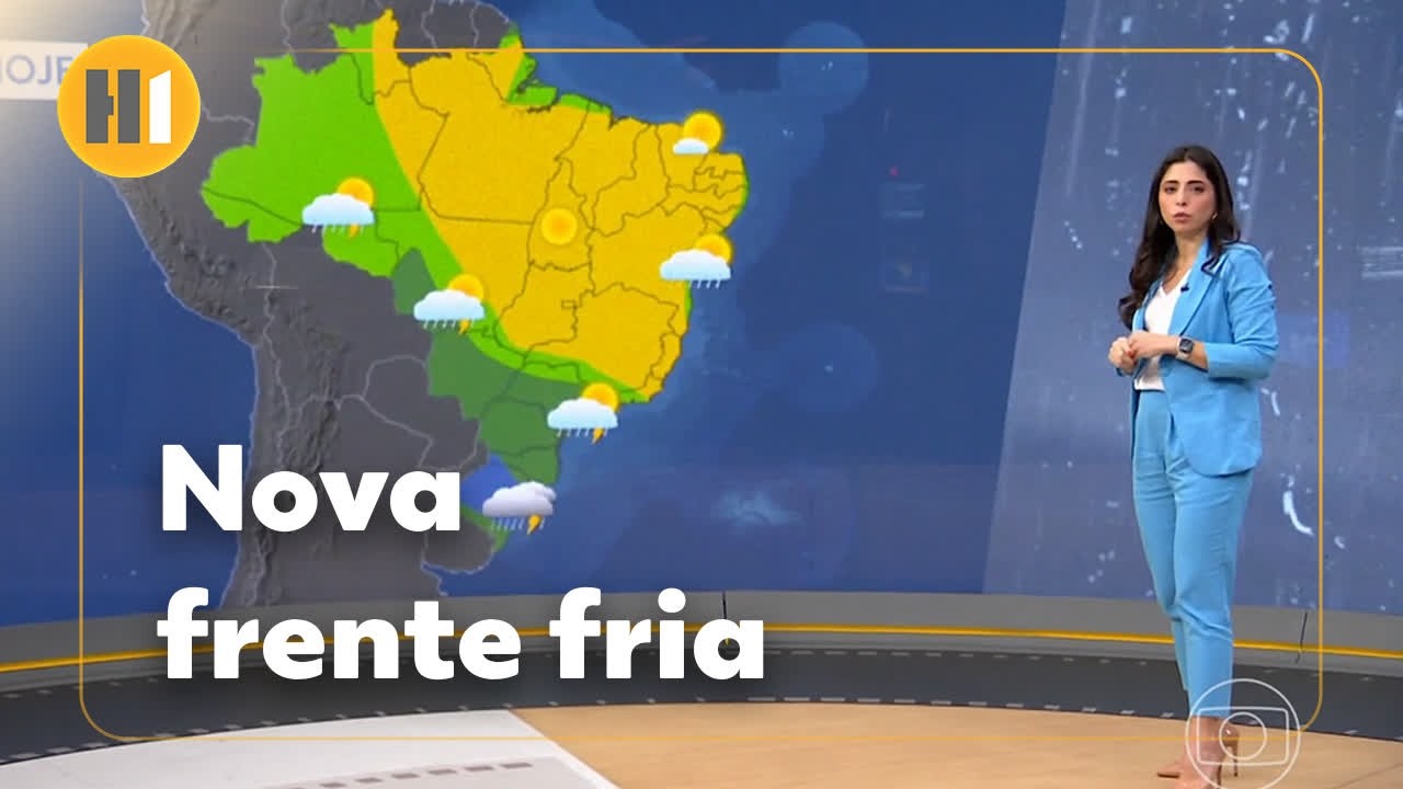 Previsão do tempo: nova frente fria avança pelo Sul do país
