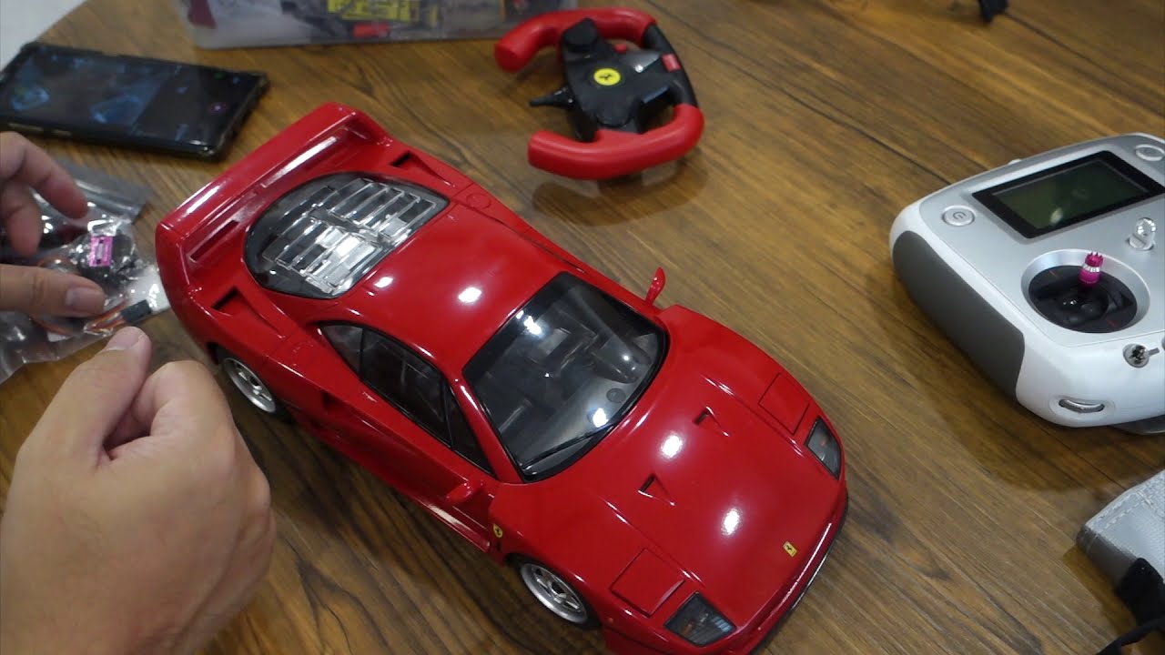 RASTAR Ferrari F40 RC Car 1:14 Scale 600mAh Battery Ferrari Cars Model ...