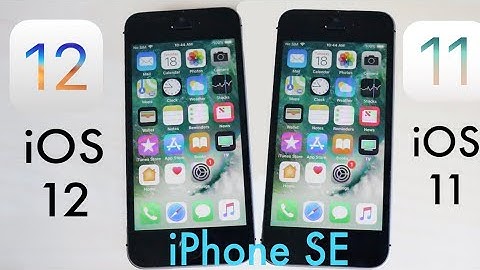 iPHONE SE: iOS 12 Vs iOS 11! (Speed Comparison)
