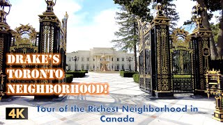 4K Richest Toronto Neighborhood  Bridle Path CANADA Walking Tour