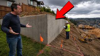 A Developer Built a Retaining Wall 3 Feet Into My Property Without Asking — The City Made Them Tear