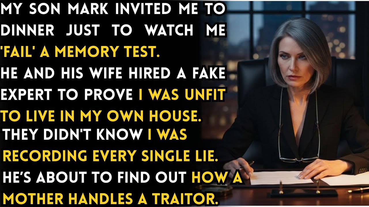 My Son Tried to Declare Me Demented for the Inheritance. He Forgot I Taught Him Everything He Knows.