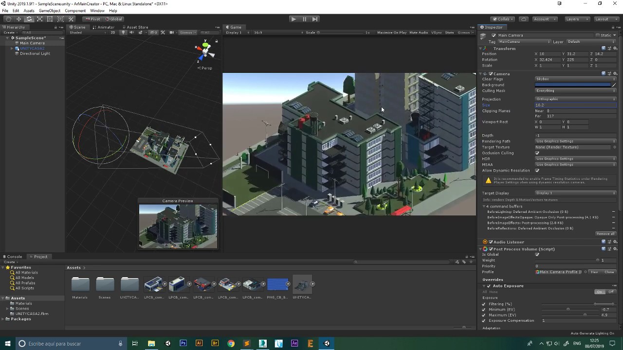using low poly city builder inside unity 2019 - YouTube