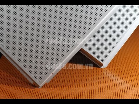 Video Cách thi công trần nhôm thả/lay-in tile T-black khung... - youtube