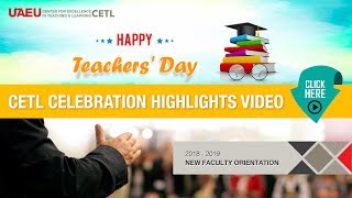 New Faculty Orientation & Teachers Day - Highlights Video