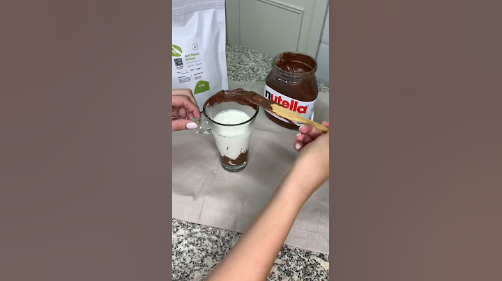 RECEITA CAFÉ COM NUTELLA #shorts