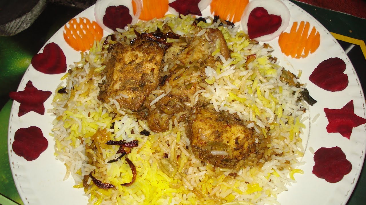 Hyderabadi chicken dum biriyani | South Indian Cuisine
