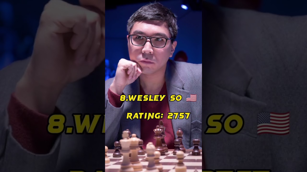 Top 10 chess players in the world |based on their fide rating|@chesscafeshorts