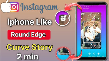 How to make Round Edge Instagram Story Border In Android ! iphone edge ! Report Story ! Round Reels