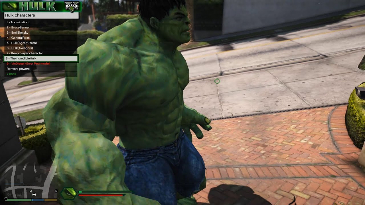 Grand Theft Auto V HALK MOD OYNİOM