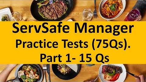 ServSafe Manager Practice Test |Servsafe manager 7th edition |Servsafe manager study guidle -Part 1