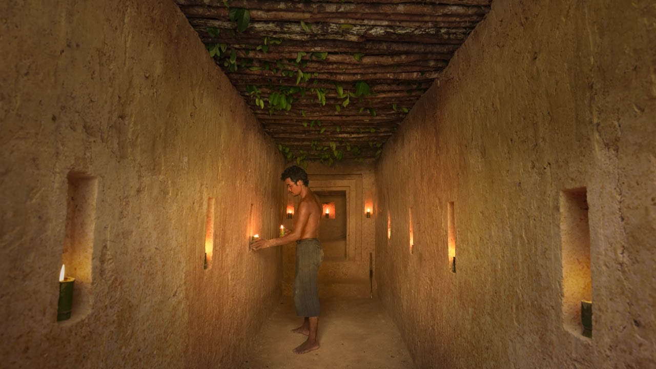 Top Secret Tunnel Basement Room by Jungle Survival