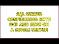 Sql server configuring both ucp and mdw on a single server