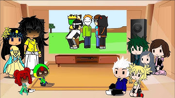 MHA & BRAWL STARS (dream manhunt) react to gacha part 4