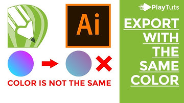 CorelDRAW Tutorial - How to Export CorelDraw to Adobe Illustrator with the same color