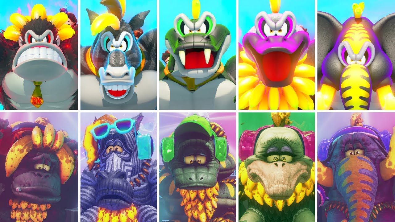 Donkey Kong Bananza - All Music Levels (All Balloons & Bananas)