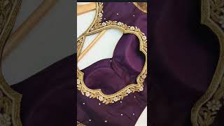 beautiful maggam work blouse design #stlyish #maggamwork #blousedesign #trendingshorts #viralshort