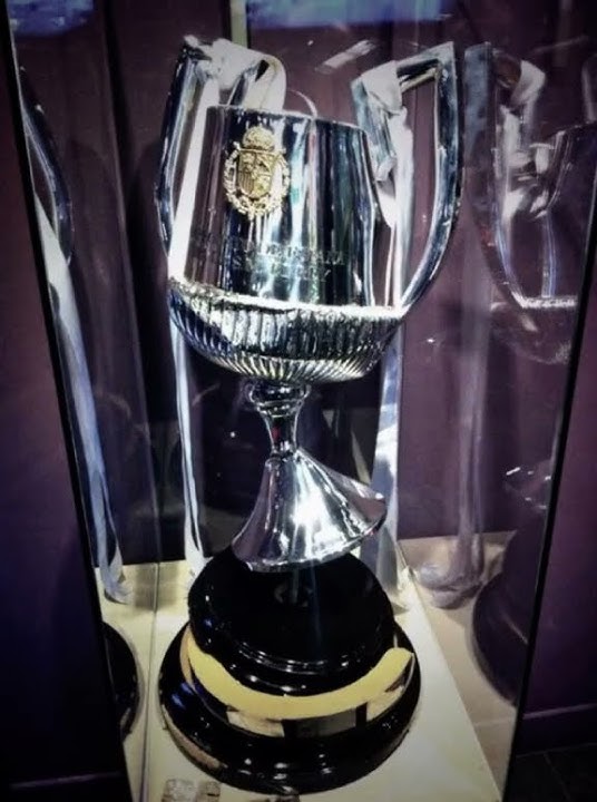 Real Madrid destroy Copa Del Rey Trophy #realmadrid #copadelrey